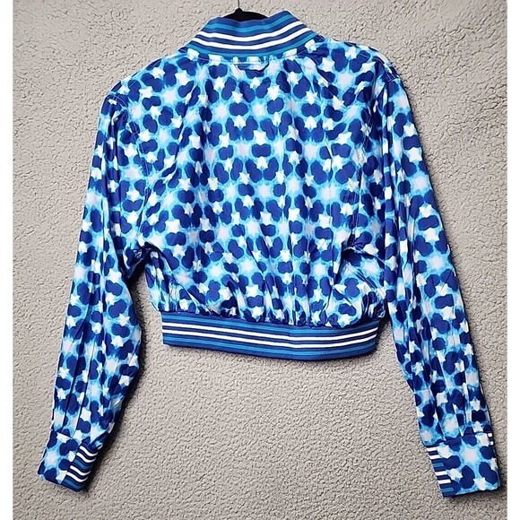 FREE PEOPLE MOVEMENT Women's XS NWOT Top Seed Printed Tennis Jacket - Picture 4 of 12